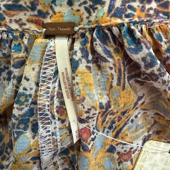 NWT Free People Feeling Groovy Maxi Dress - Ivory Combo - Picture 12 of 14